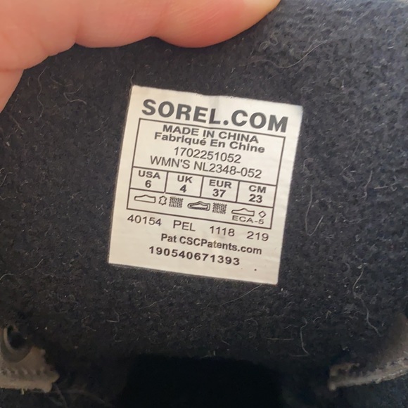 Womens 6 sorel winter boot - Picture 2 of 6